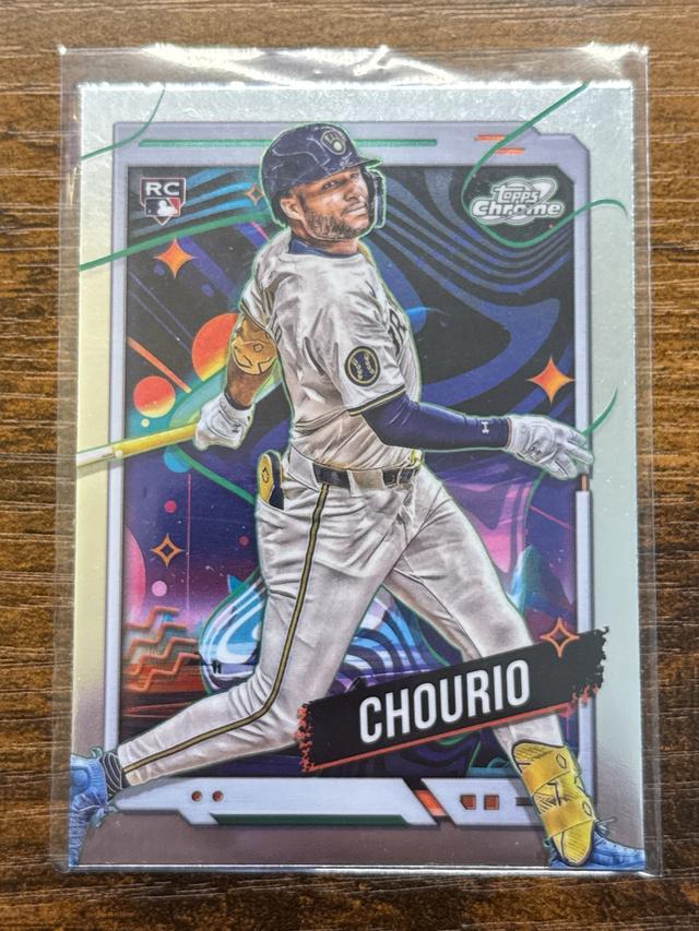 2024 Topps Cosmic Chrome Jackson Chourio ﻿RC Brewers #179