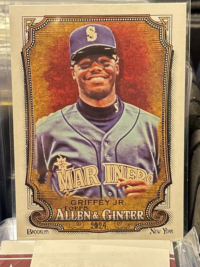 2024 Topps Allen & Ginter Ken Griffey Jr. ﻿Base Set Black Border Mini #177