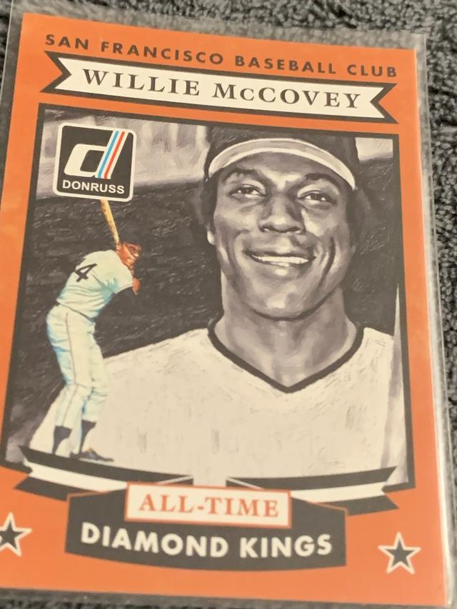 2015 Donruss Willie McCovey All-Time Diamond Kings Set #16