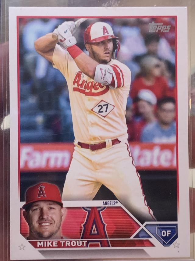 2023 Topps Series 1 Mike Trout BASE COMPLETE SET #27