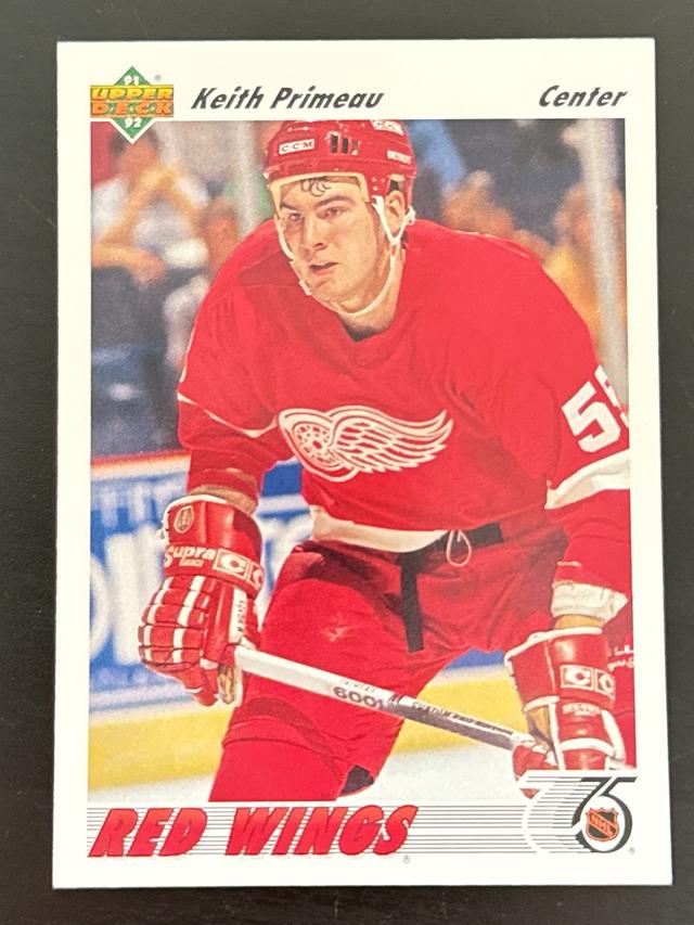 1991-92 Upper Deck Hockey Keith Primeau Base Set #258