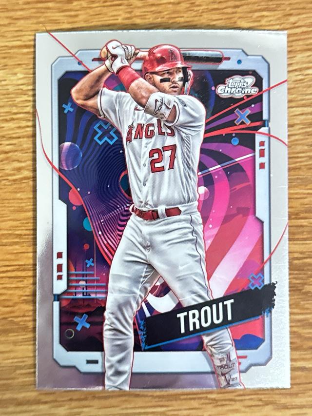 2024 Topps Cosmic Chrome Mike Trout ﻿Base Set #35