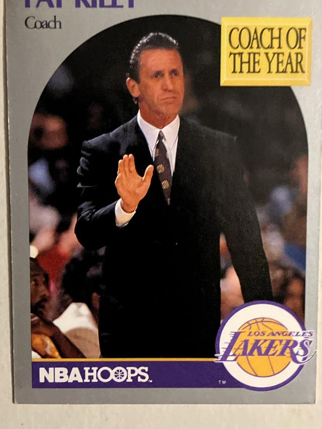 1990-91 NBA Hoops Pat Riley ﻿Base Set #317