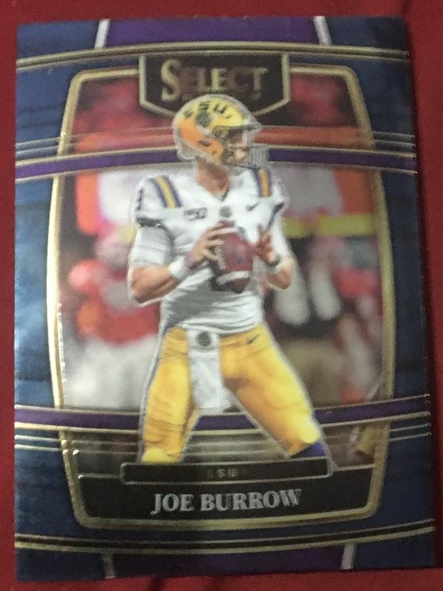 2022 Panini Select Draft Picks Joe Burrow Base Concourse Set #45