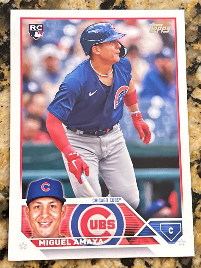 2023 Topps Update Series Miguel Amaya BASE SET #US60