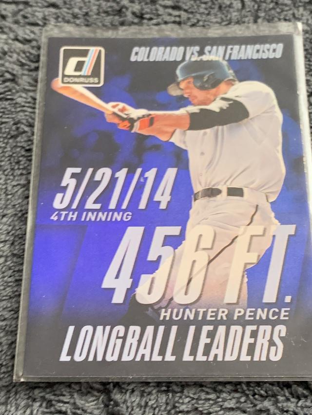 2015 Donruss Hunter Pence Long Ball Leaders Set #13