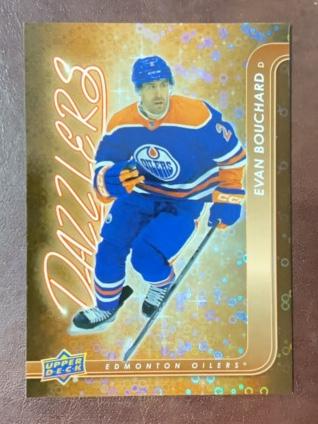 2024-25 Upper Deck Series 1 Evan Bouchard Dazzlers Orange #DZ-21