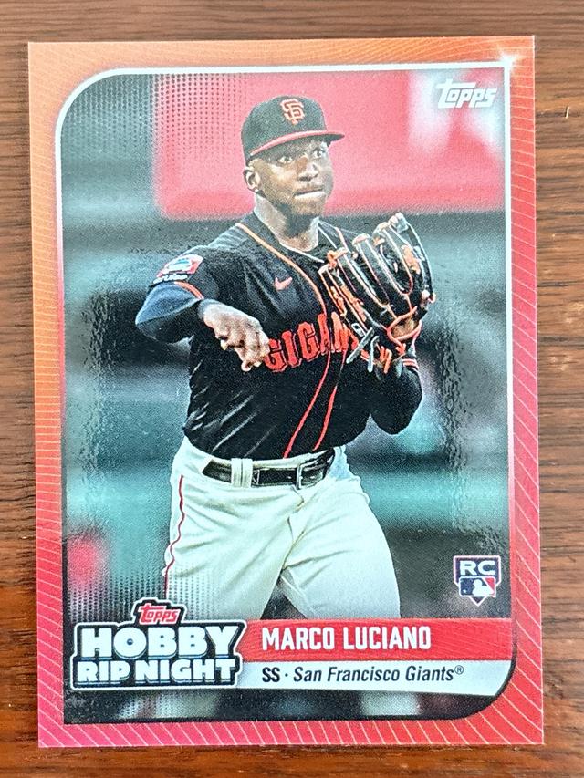 2024 Topps Hobby Rip Night Marco Luciano Base Set Red #2