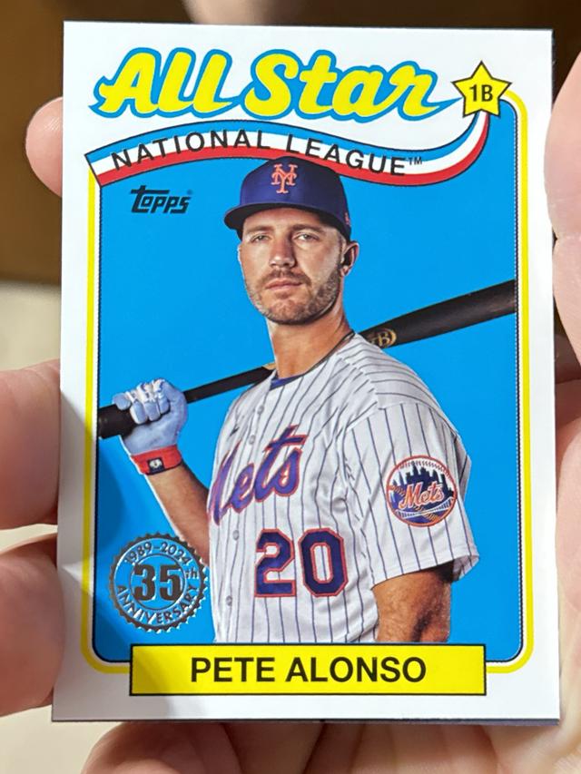 2024 Topps Series 2 Pete Alonso 1989 TOPPS ALL STAR BASEBALL #89ASB-8