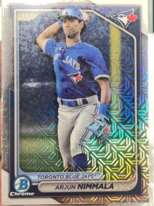 2024 Bowman Chrome Mega Box Arjun Nimmala CHROME PROSPECT #BCP-199