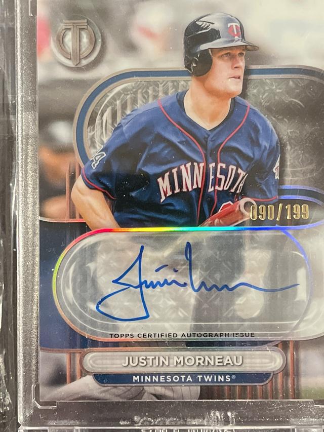 2024 Topps Tribute Justin Morneau TRIBUTE AUTOGRAPHS /199 #TA-JMO