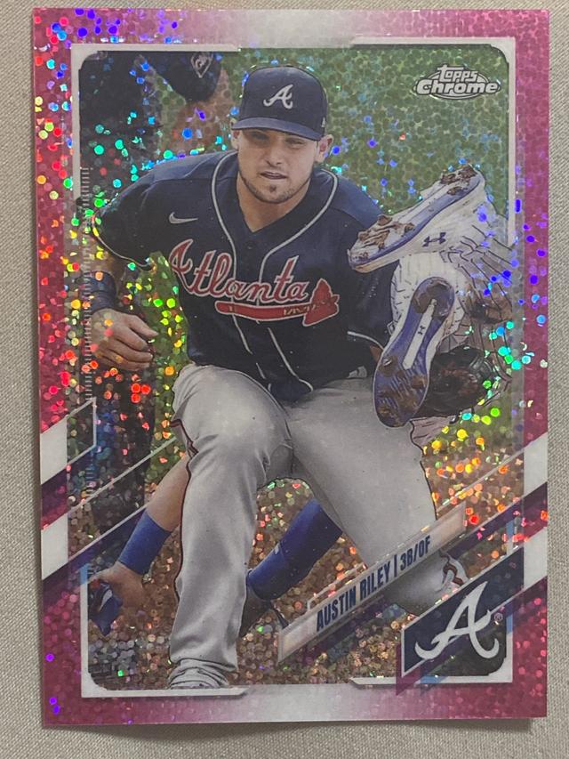 2021 Topps Chrome Austin Riley BASE CARDS /350 #194