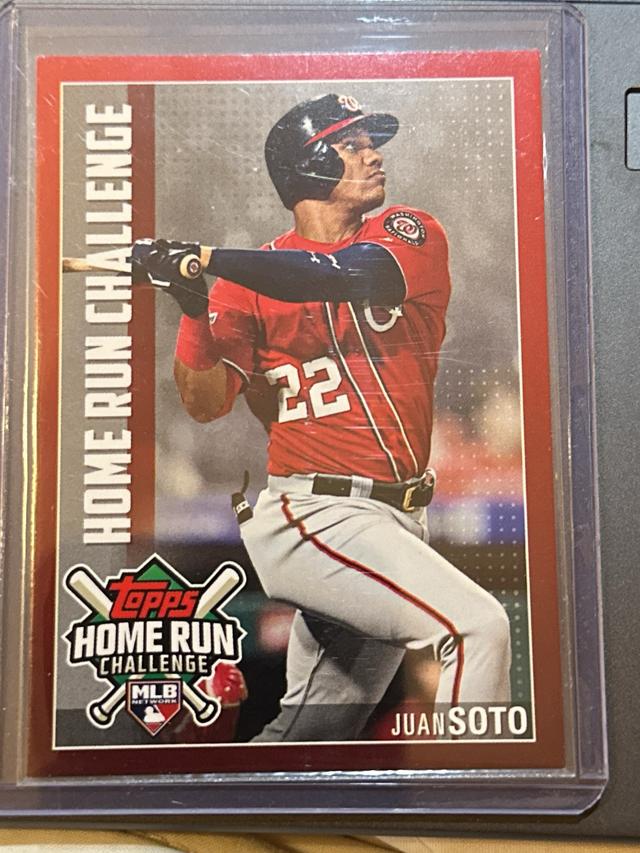 2019 Topps Series 1 Juan Soto HOME RUN CHALLENGE CODE CARD #HRC-35