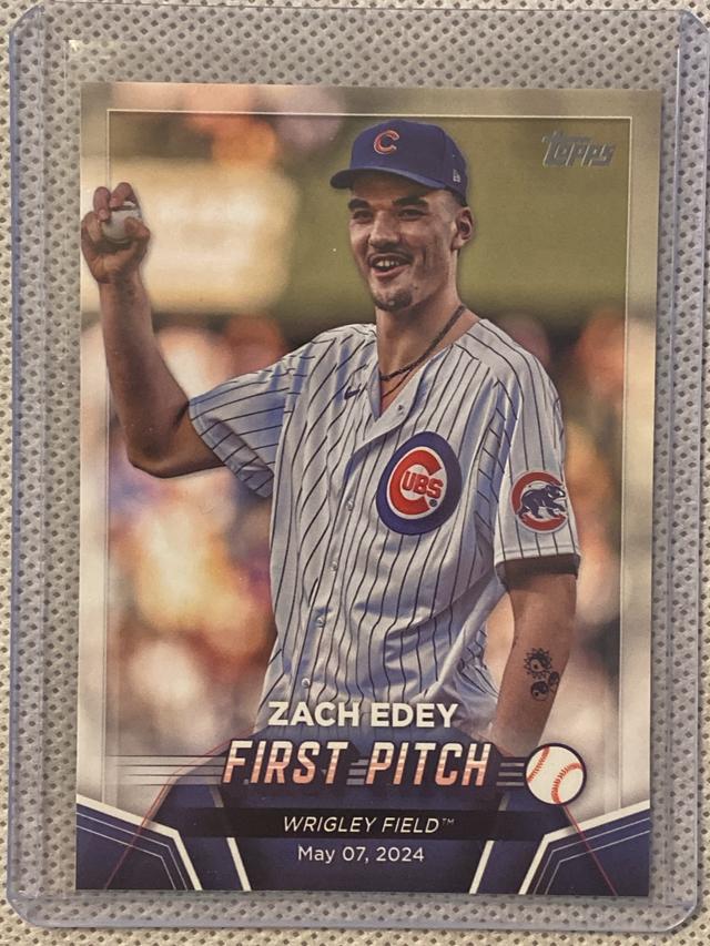 2024 Topps Update Series Zach Edey ﻿First Pitch #FP-10