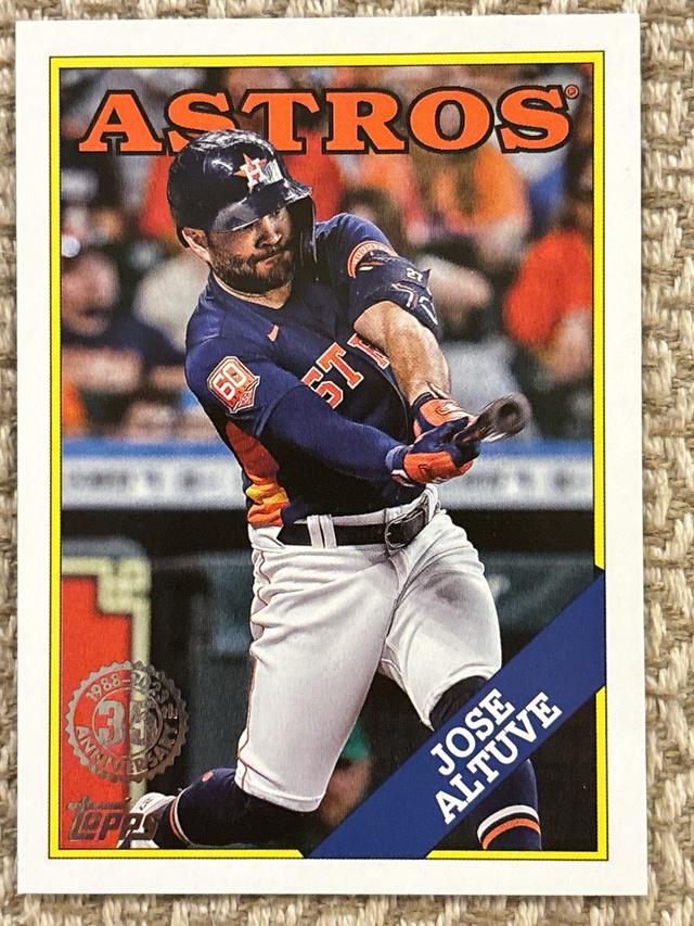 2023 Topps Series 1 Jose Altuve 1988 TOPPS BASEBALL #T88-76