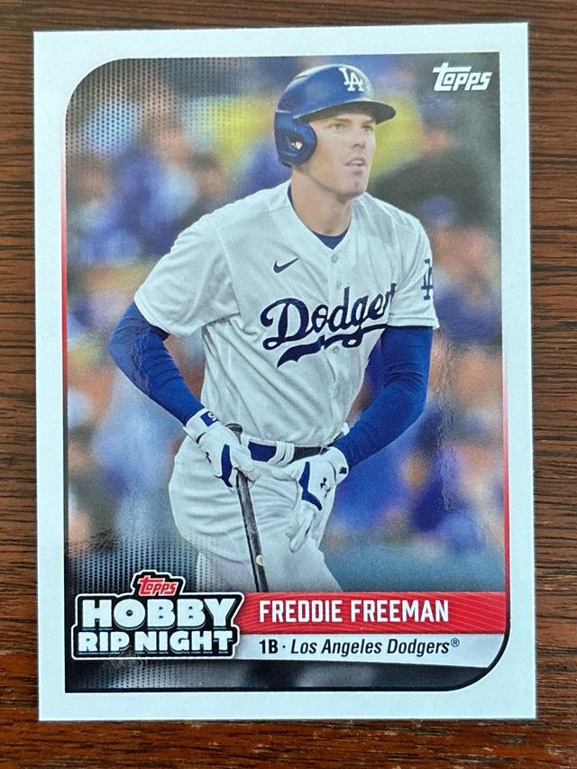 2024 Topps Hobby Rip Night Freddie Freeman Base Set #12