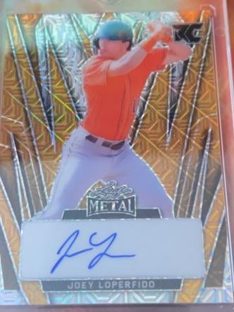 2024 Leaf Metal Joey Loperfido Base Autograph Rookies /1 #BA-JL1