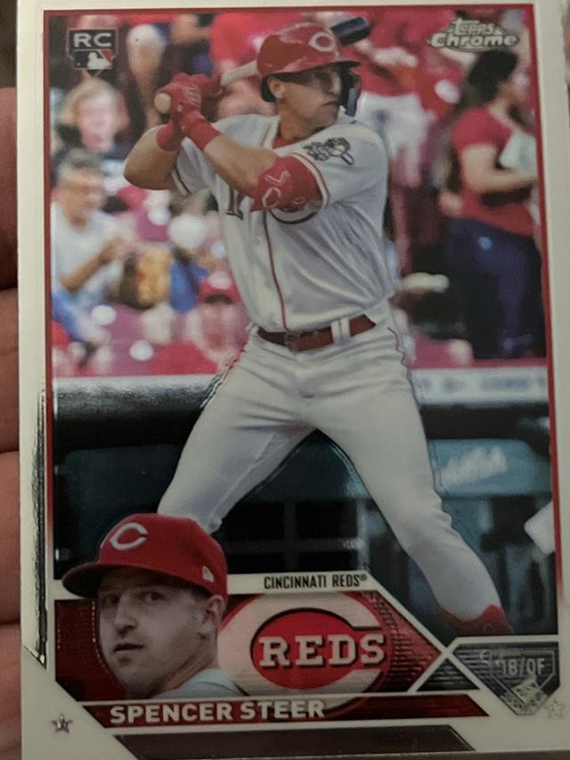 2023 Topps Chrome Spencer Steer BASE CARDS I #146