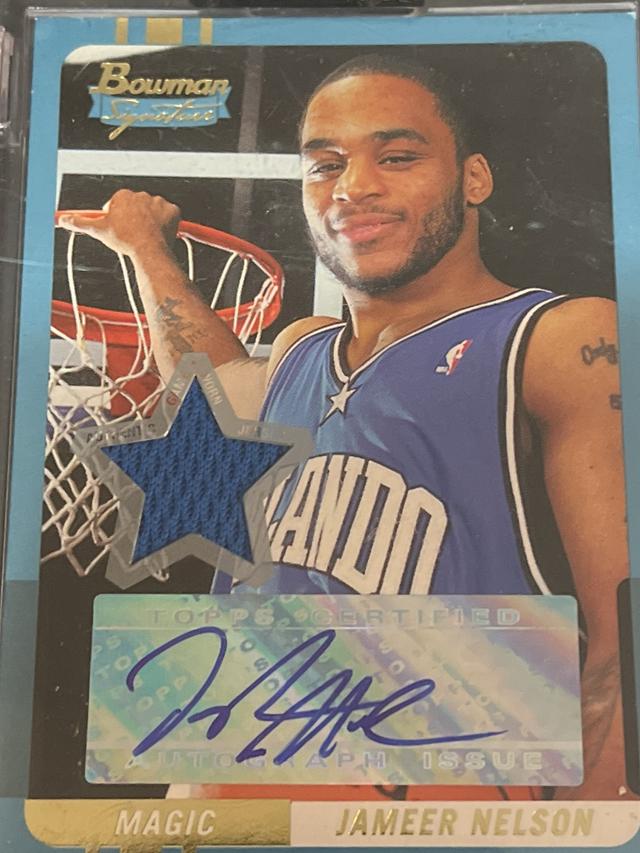 2004-05 Bowman Signature Basketball Jameer Nelson Autos #69