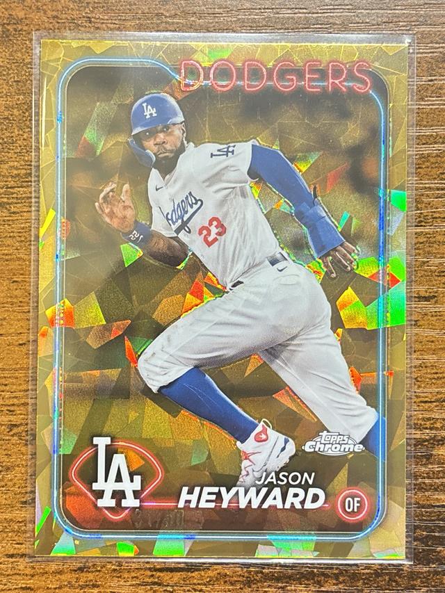 2024 Topps Chrome Sapphire Jason Heyward ﻿Base Set Gold /50 #366