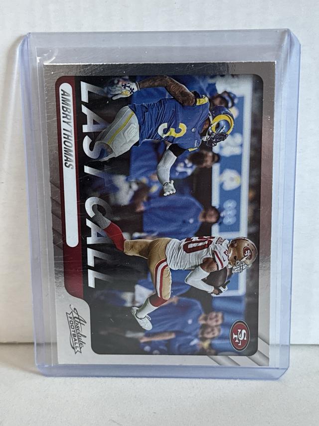 2022 Panini Absolute Ambry Thomas Last Call Set #19