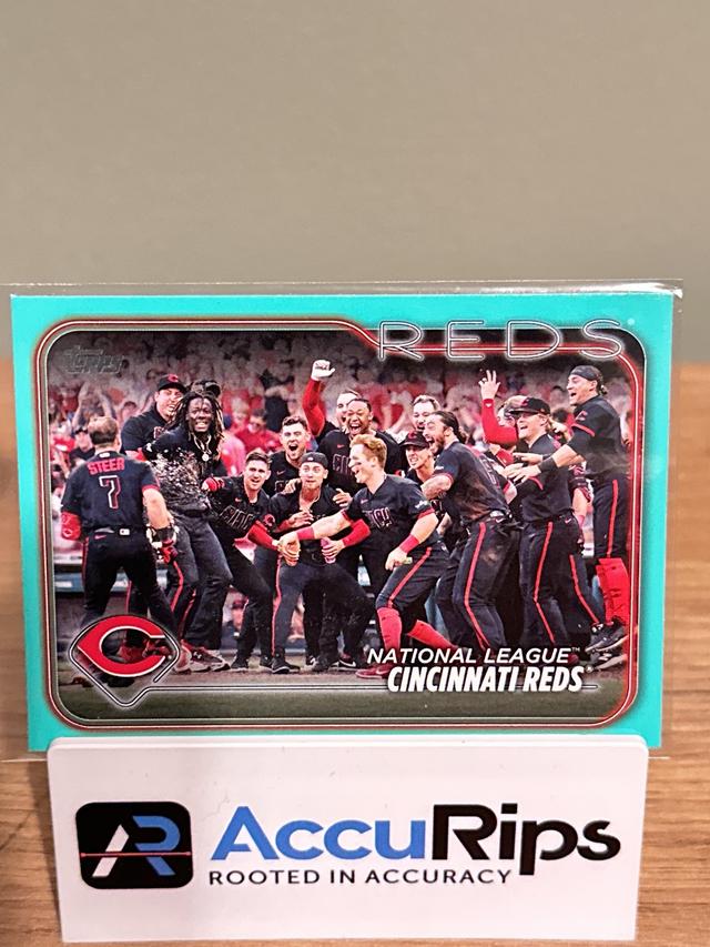 2024 Topps Series 1 Cincinnati Reds BASE CARD SET Aqua #238