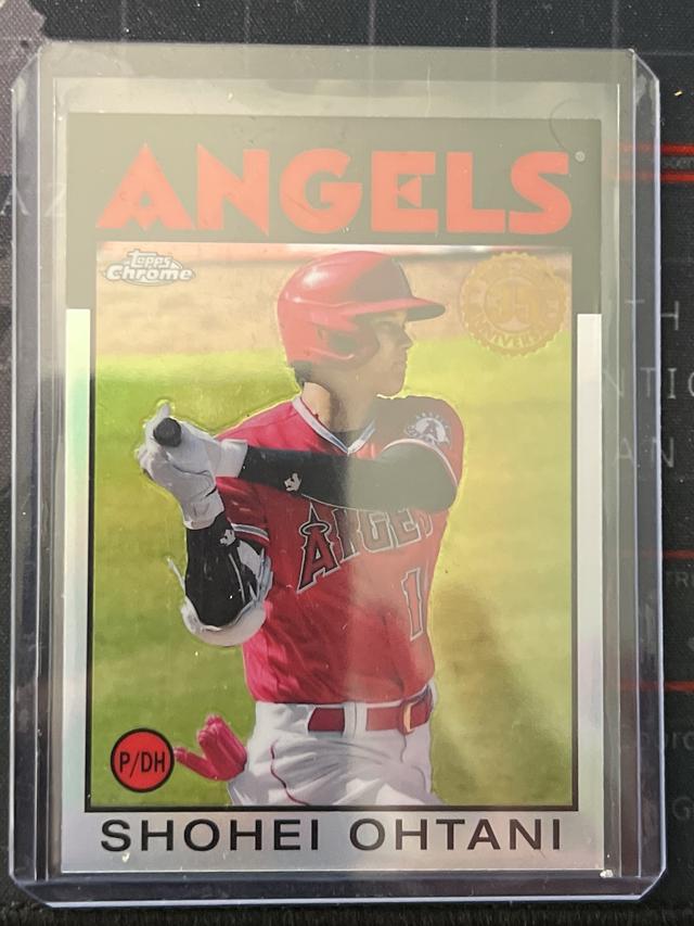 2021 Topps Chrome Shohei Ohtani 1986 TOPPS BASEBALL #86BC-9