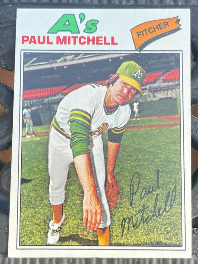 1977 Topps Paul Mitchell 1977 Topps Baseball Set #53