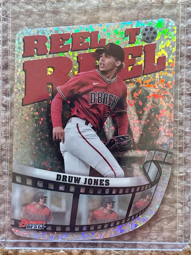 2023 Bowman's Best  Druw Jones REEL TO REEL DIE CUT #RR-4