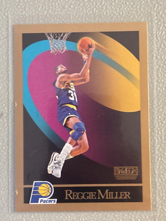 1990-91 SkyBox Basketball Reggie Miller ﻿Series I #117