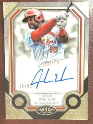 2024 Topps Tier One Jordan Walker Autographs Checklist /99 #T1A-JW