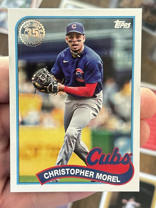 2024 Topps Series 1 Christopher Morel 1989 TOPPS BASEBALL #89B-62