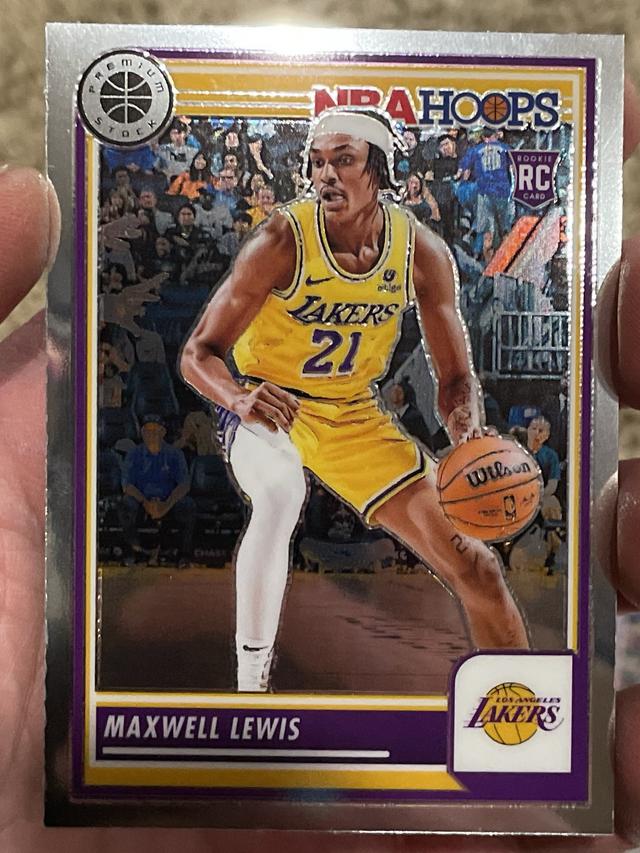 2023-24 Panini Hoops Premium Stock Maxwell Lewis ﻿Base Set #56