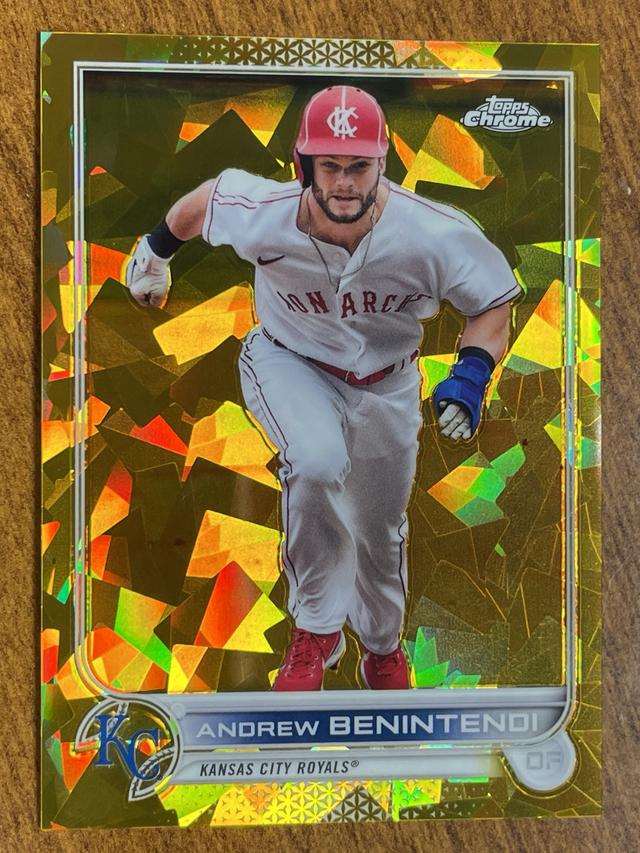 2022 Topps Chrome Sapphire Andrew Benintendi SERIES 2 Gold /50 #475