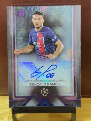 2023-24 Topps Museum Collection UEFA Champions League Goncalo Ramos /99 #AA-RG1