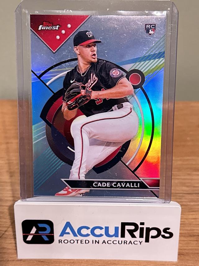 2023 Topps Finest Cade Cavalli Base Set #52