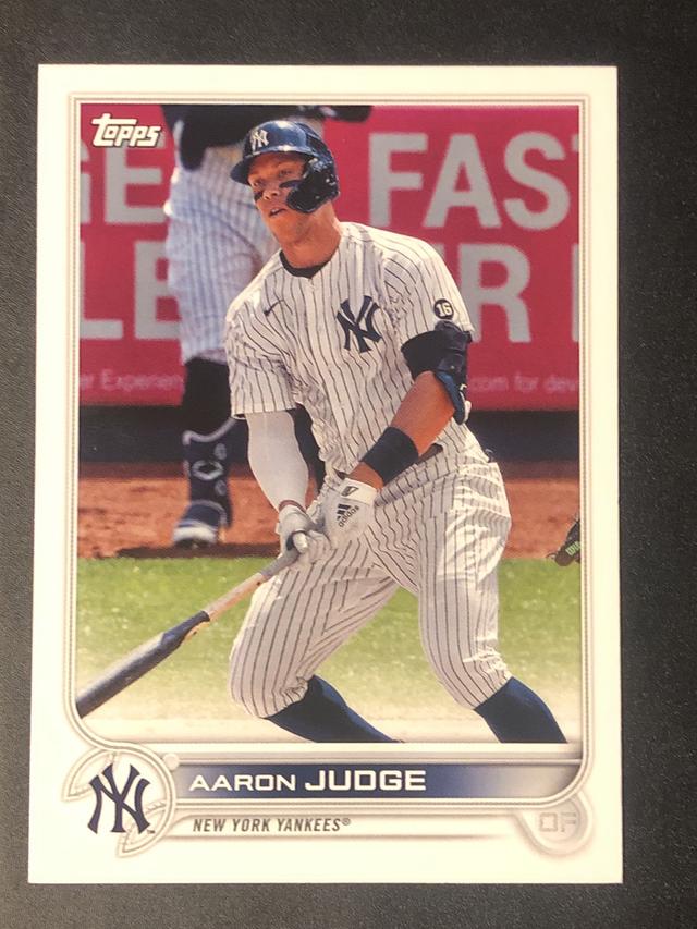 2022 Topps Factory Team Sets Aaron Judge Base Set #NYY-1