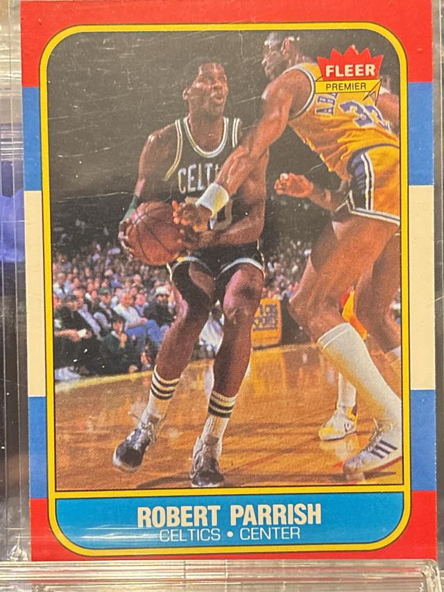 1986-87 Fleer Basketball Robert Parrish Base Set #84