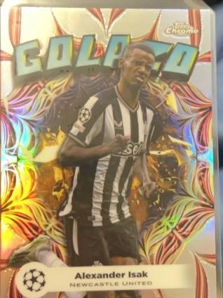 2023-24 Topps Chrome UEFA Alexander Isak Golazo #GL-3