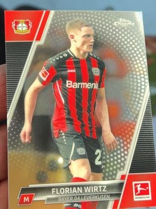 2021-22 Topps Chrome Bundesliga Florian Wirtz Base Set #69