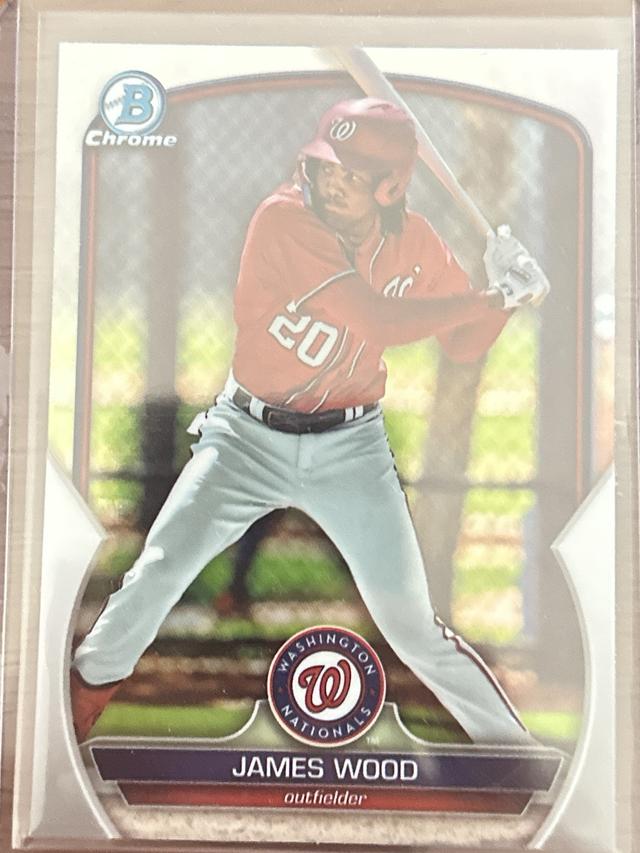 2023 Bowman Draft James Wood Bowman Chrome #BDC-70