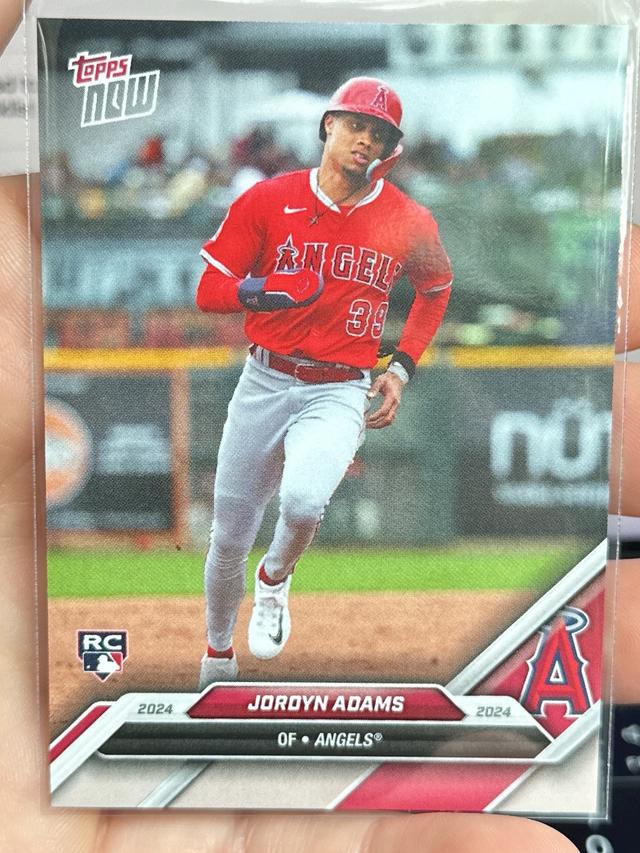 2024 Road to Opening Day  Jordyn Adams Team Base Card Checklist #OD-114