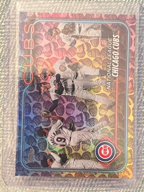 2024 Topps Series 1 Chicago Cubs BASE CARD SET Eggs #165