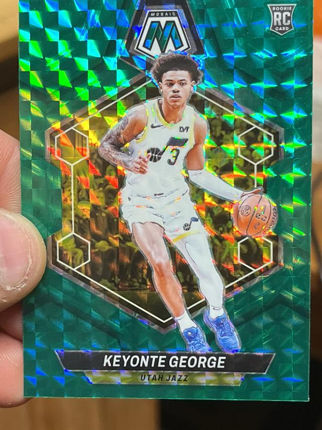 2023-24 Panini Mosaic Keyonte George Rookie Variations Fast Break #222