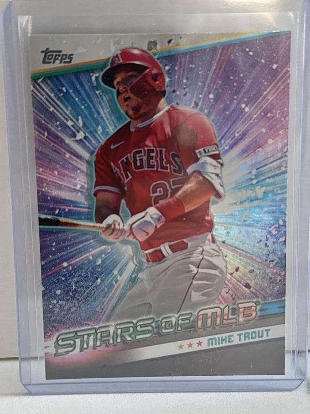 2024 Topps Series 1 Mike Trout STARS OF MLB #SMLB-2