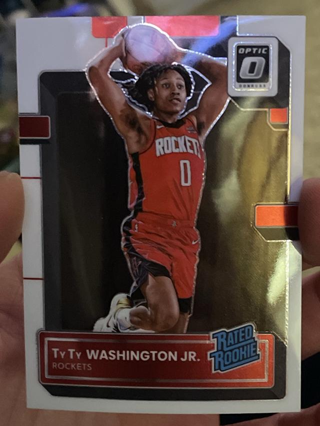 2022-23 Donruss Optic TyTy Washington Jr. Base Rated Rookie Set #231