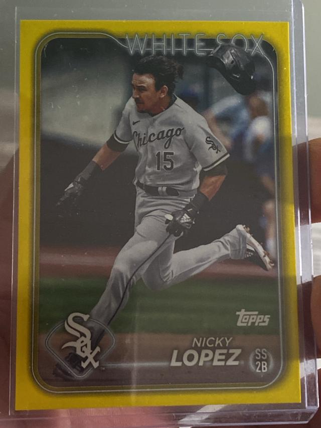 2024 Topps Series 2 Nicky Lopez BASE SET Yellow #687