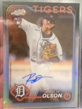 2024 Topps Chrome Reese Olson Rookie Autographs Checklist #RA-RO