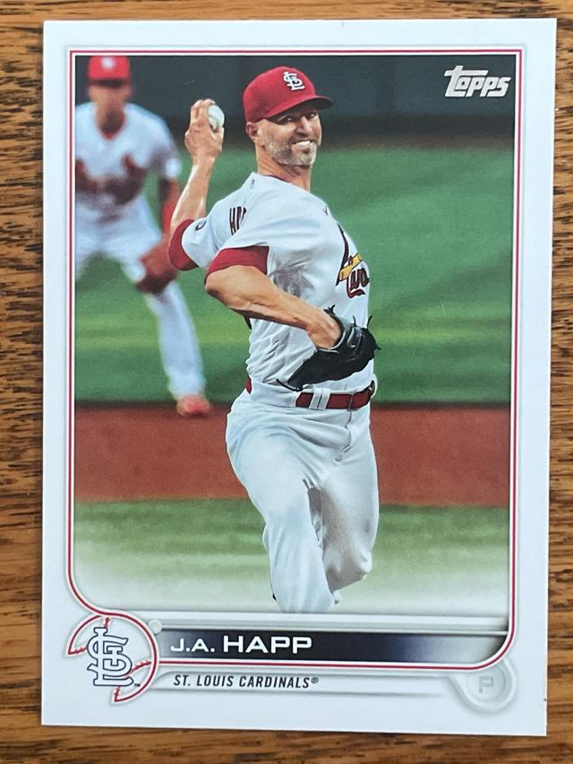 2022 Topps Series 2 J.A. Happ BASE Base #334