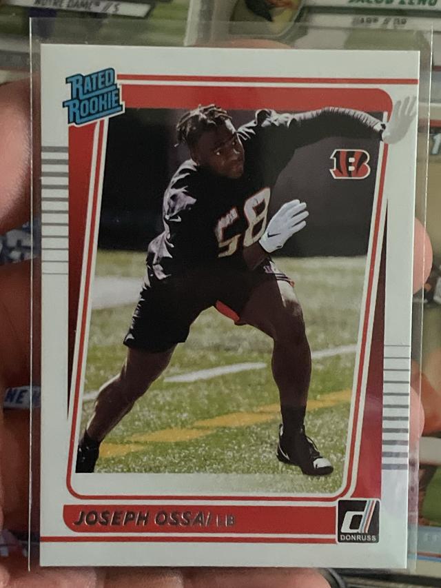 2021 Donruss Football Joseph Ossai Base Rated Rookie Set #327